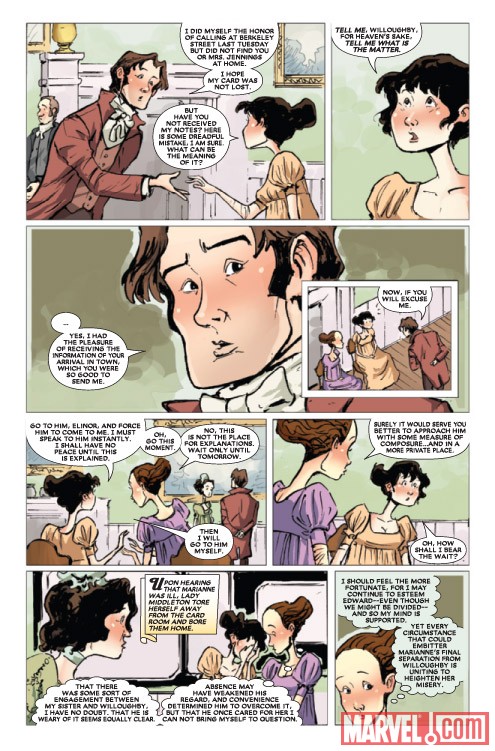 Sense & Sensibility #4 preview art by Sonny Liew