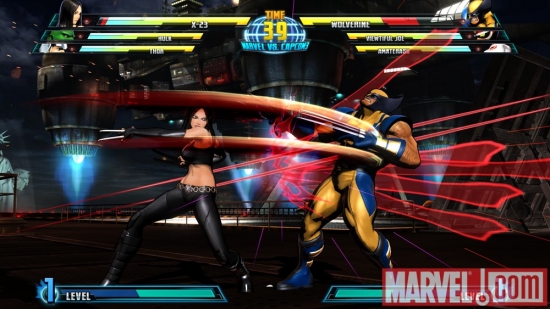 X-23 vs. Wolverine in Marvel vs. Capcom 3
