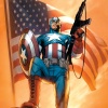 ULTIMATE COMICS CAPTAIN AMERICA PREMIERE HC cover by Ron Garney