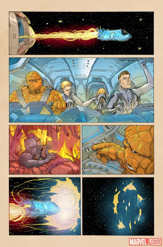 Fantastic Four #5AU Preview Art