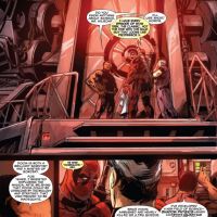 DOOMWAR #5 preview art by Scot Eaton