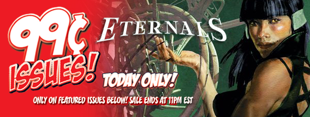 Marvel App: Get Eternals Issues for 99 Cents