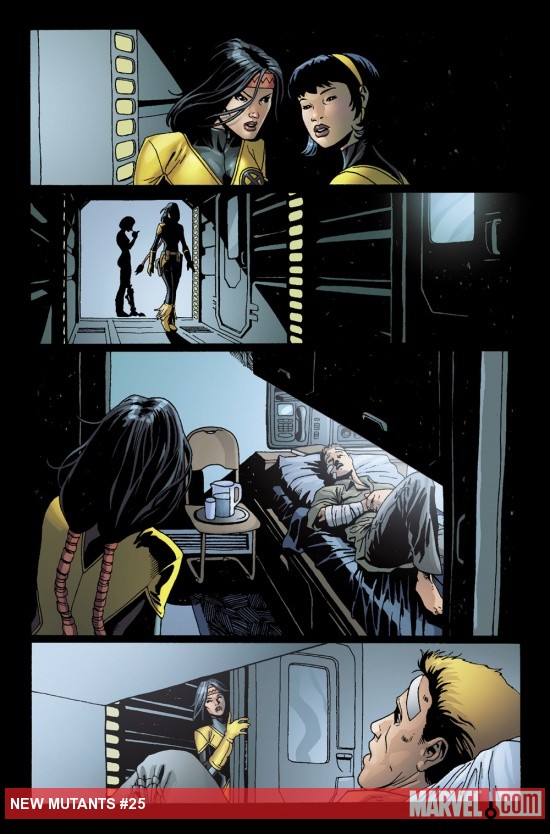 New Mutants (2009) #25 preview art by Leandro Fernandez