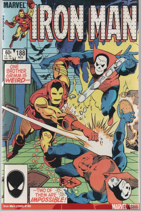 Iron Man #188 cover
