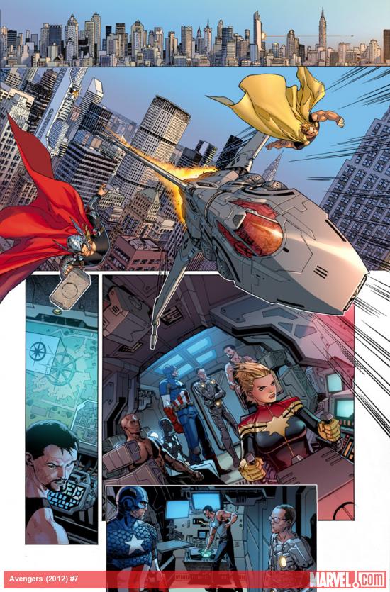 Avengers (2012) #7 preview art by Dustin Weaver