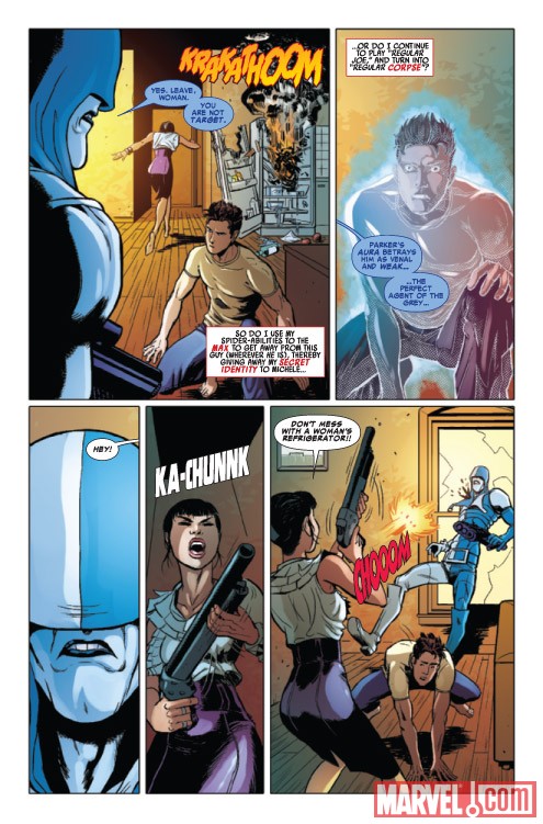 WEB OF SPIDER-MAN #9 preview art by Javier Rodriguez and Sana Takeda