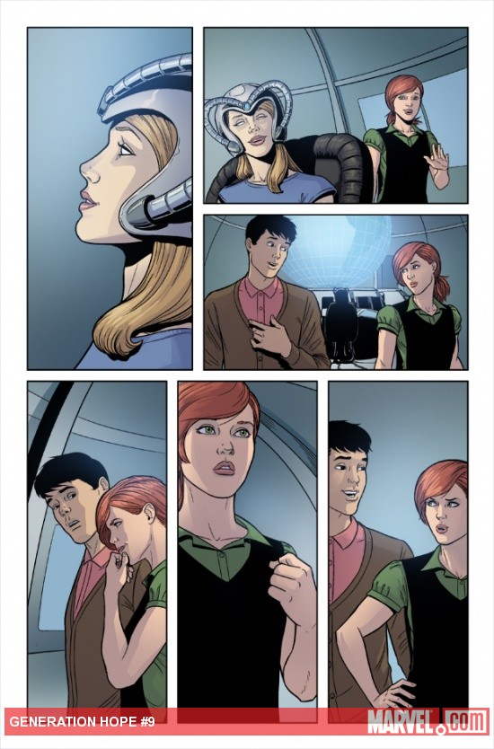 Generation Hope #9 preview art by Jamie McKelvie