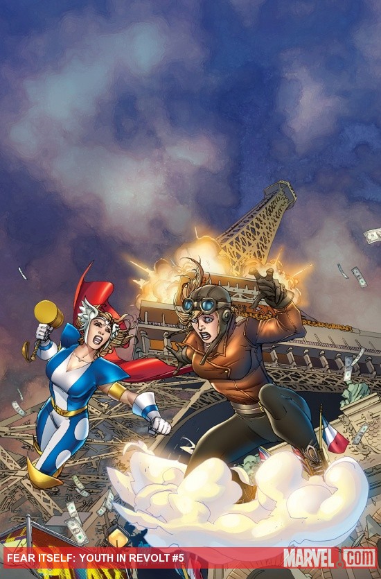 Fear Itself: Youth in Revolt #5 cover by Giuseppe Camuncoli