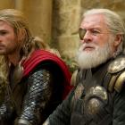 Chris Hemsworth and Anthony Hopkins star as Thor and Odin in Marvel's Thor: The Dark World