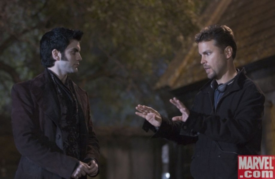 Wes Bentley with Director Mark Steven Johnson