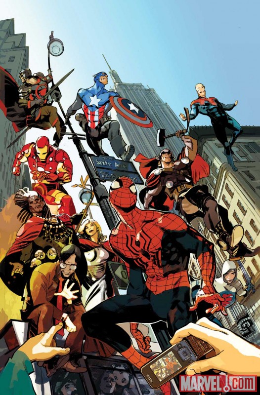 Image Featuring Black Knight, Captain Britain, Iron Man, Thor, The Winter Soldier, Pete Wisdom, MI: 13