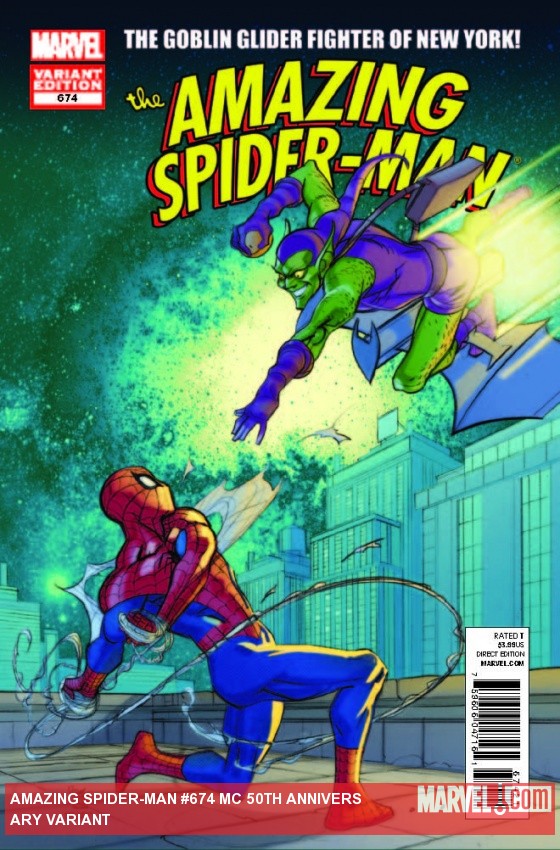 Amazing Spider-Man (1999) #674 (Mc 50th Anniversary Variant)