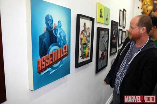 Director Joss Whedon at Gallery1988 in Los Angeles
