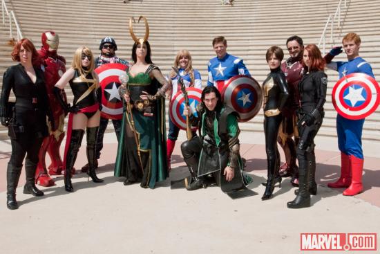 SDCC 2012: Marvel Costume Gathering