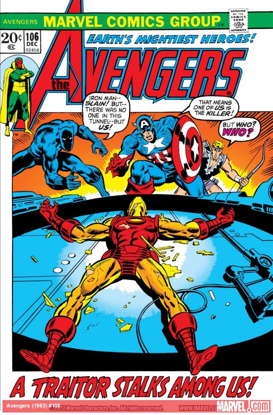 Avengers (1963) #106 Cover