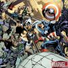 Image Featuring Dark Avengers, Avengers, Bullseye, Luke Cage, Captain America, Sif, Spider-Man, Taskmaster, Captain Marvel (Carol Danvers)