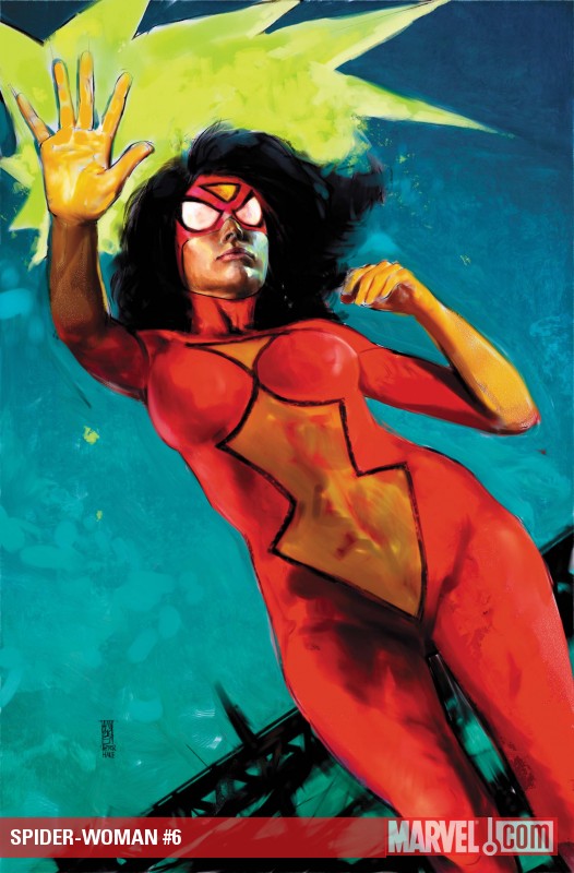 Spider-Woman (2009) #6 cover by Alex Maleev
