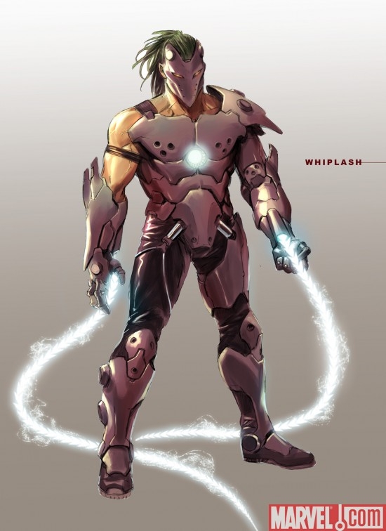 Whiplash character design by Marko Djurdjevic