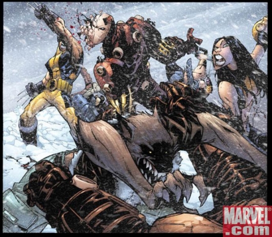 Interior art from New X-Men #45