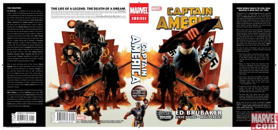 Captain America By Ed Brubaker Omnibus New Cover