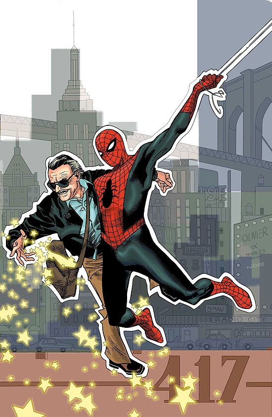 STAN LEE MEETS SPIDER-MAN (2008) #1 COVER