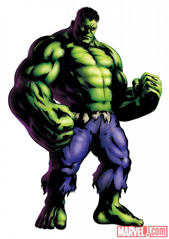 Marvel vs. Capcom 3: Fate of Two Worlds Hulk promo art