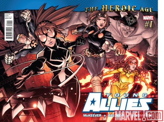 YOUNG ALLIES #1 cover by David LaFuente