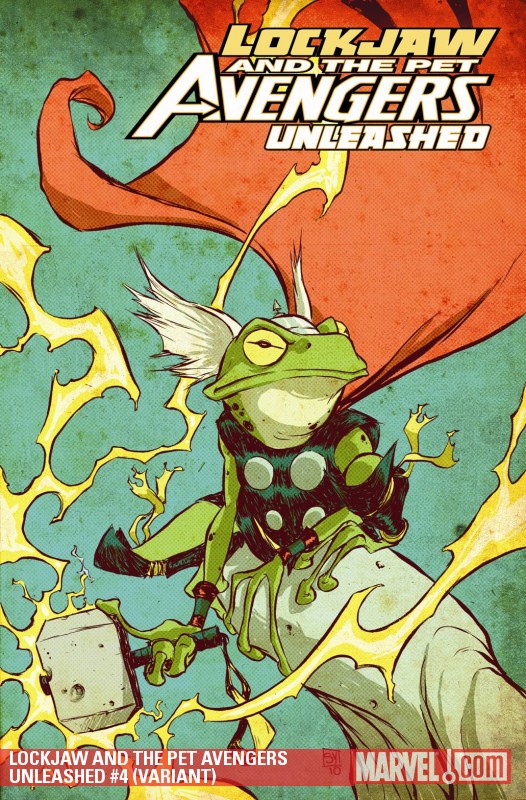 Lockjaw and the Pet Avengers Unleashed (2010) #4 (VARIANT)