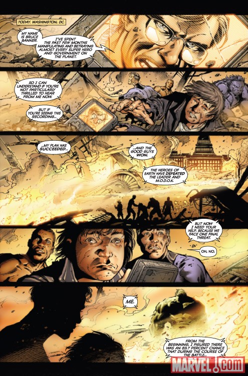 Incredbile Hulk #611 preview art by Paul Pelletier