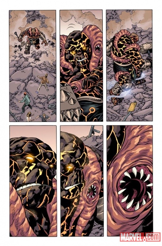 Fear Itself: FF #1 preview art by Tom Grummett
