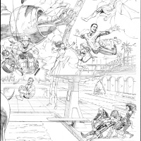Avengers Academy #21 preview pencils by Sean Chen
