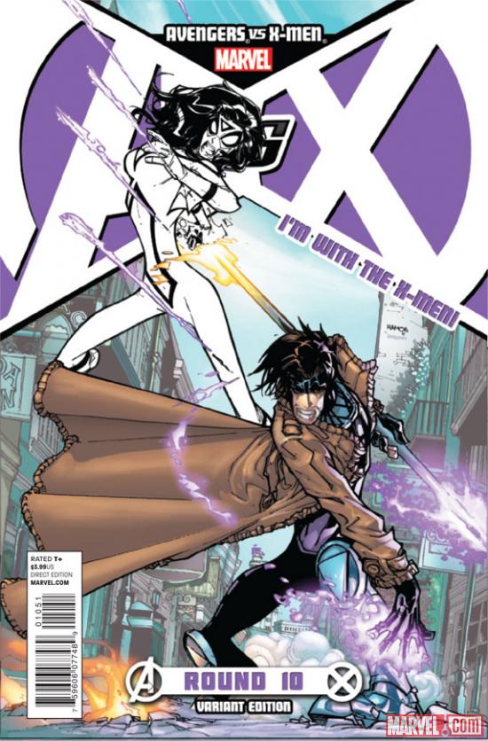 Avengers VS. X-Men #10 variant cover by Humberto Ramos