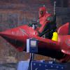 Deadpool goes for a ride in the Deadpool video game
