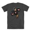 Men's Iron Man Black and Yellow Tee