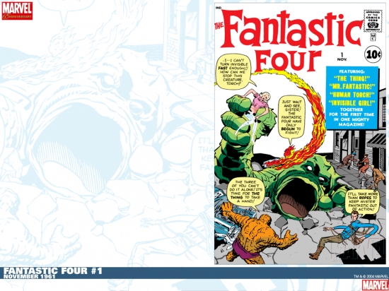Fantastic Four (1996) #1 Wallpaper