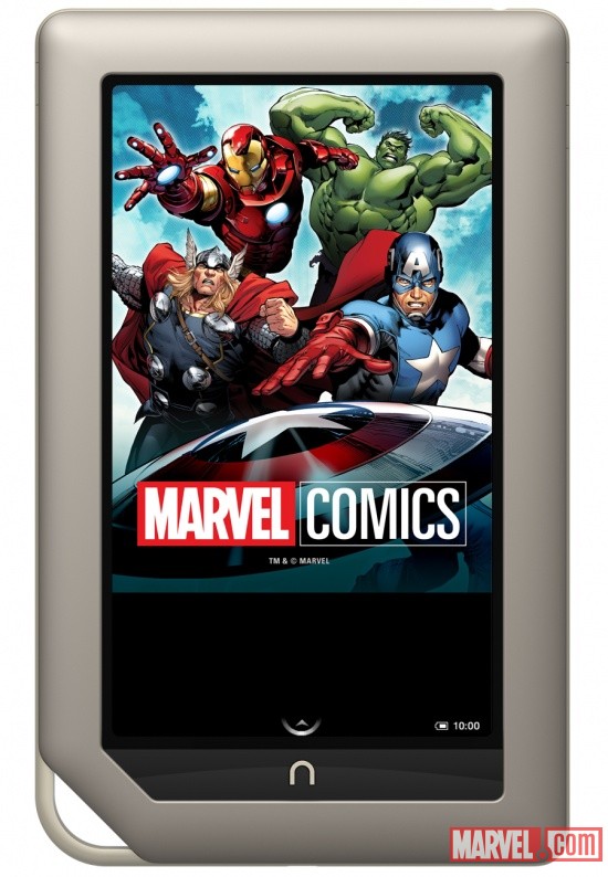 Marvel Digital Graphic Novels on NOOK Tablet™