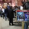 Fans assembling for El Capitan Theatre's midnight screening of Marvel's The Avengers