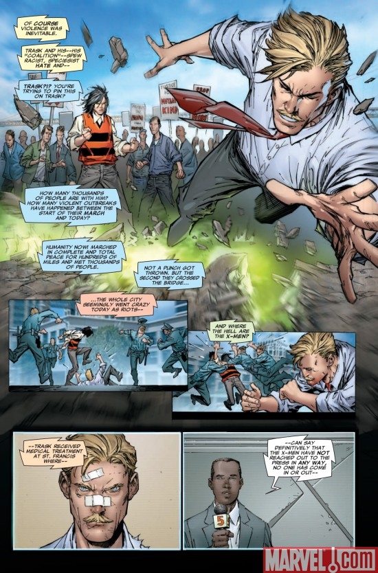 DARK AVENGERS UNCANNY X-MEN: UTOPIA, page 5