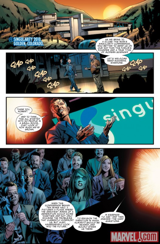 FANTASTIC FOUR #579 preview art by Neil Edwards