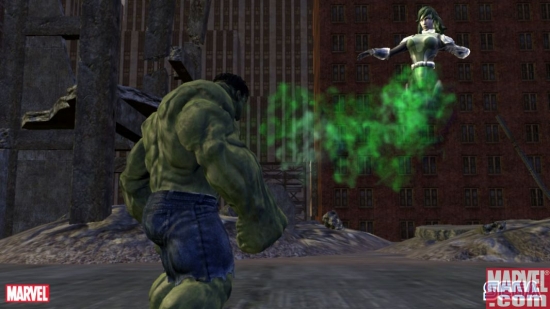 Hulk vs. U-Foes member Vapor