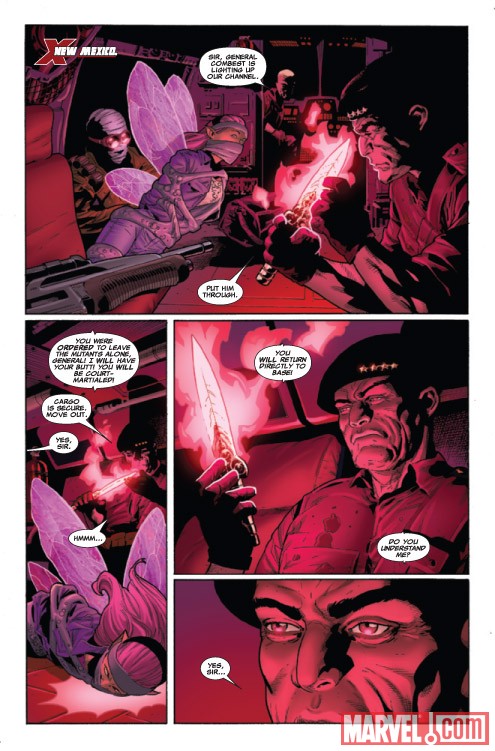 New Mutants #16 preview art by Leonard Kirk