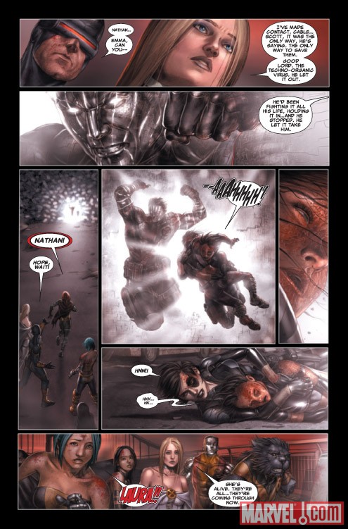 X-FORCE #28 preview art by Mike Choi