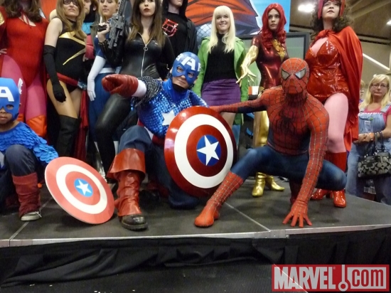 Cosplayers at Marvel's Fan Expo Canada Costume Contest