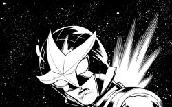 Nova (2013) #2 preview inks by Ed McGuinness