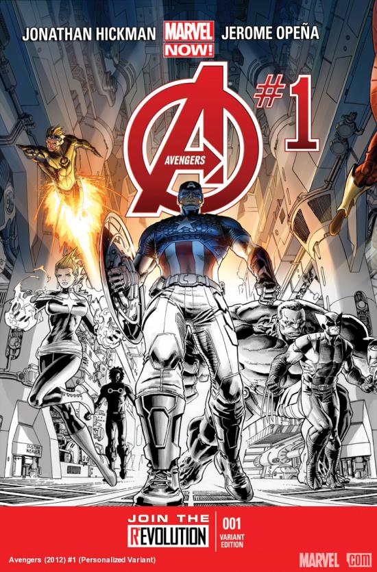 cover from Avengers (2012) #1 (PERSONALIZED VARIANT)