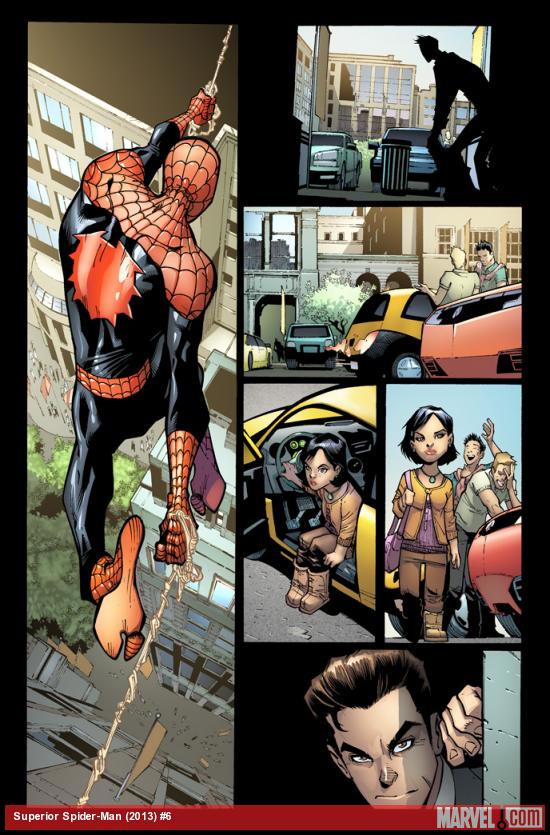 Superior Spider-Man #6 preview art by Humberto Ramos
