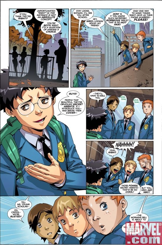 BIG HERO SIX #1 Interior Art