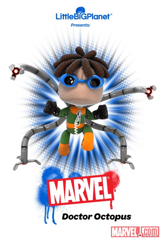 LittleBigPlanet Doctor Octopus poster - Marvel.com exclusive