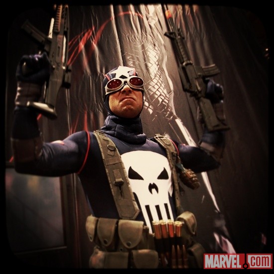 FanExpo 2011: Punisher Cap Cosplayer