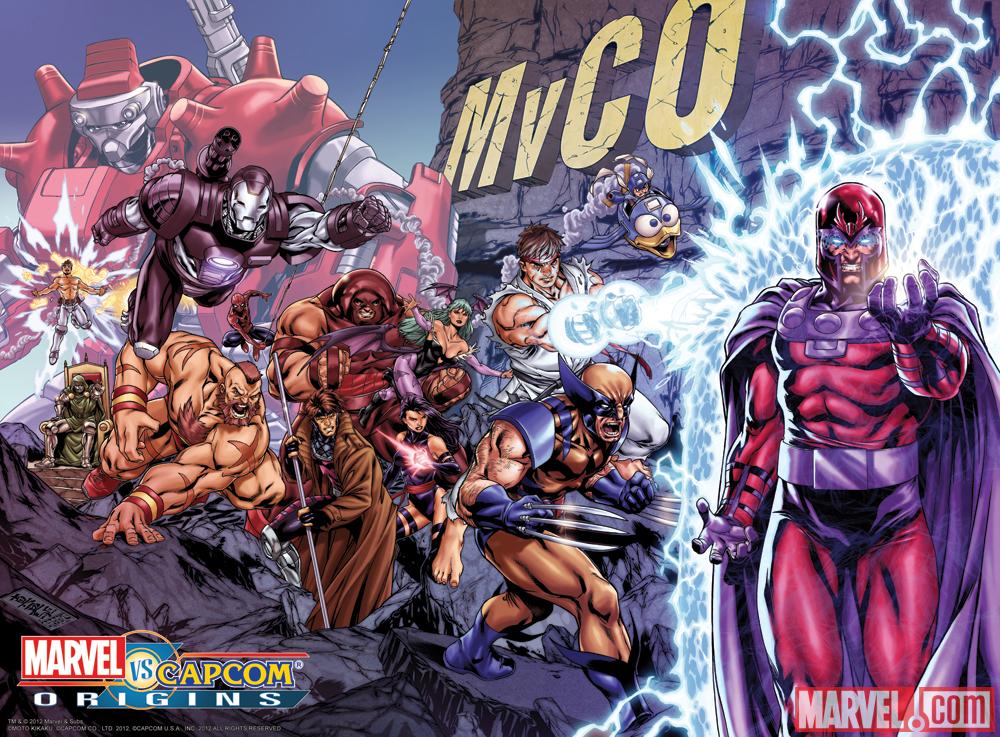 Marvel vs. Capcom Origins tribute art by Mark Brooks